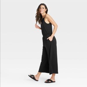 A New Day Black Smocked Waist Jumpsuit!